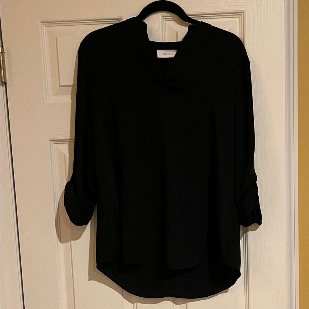 Chico's Elegant Black Blouse